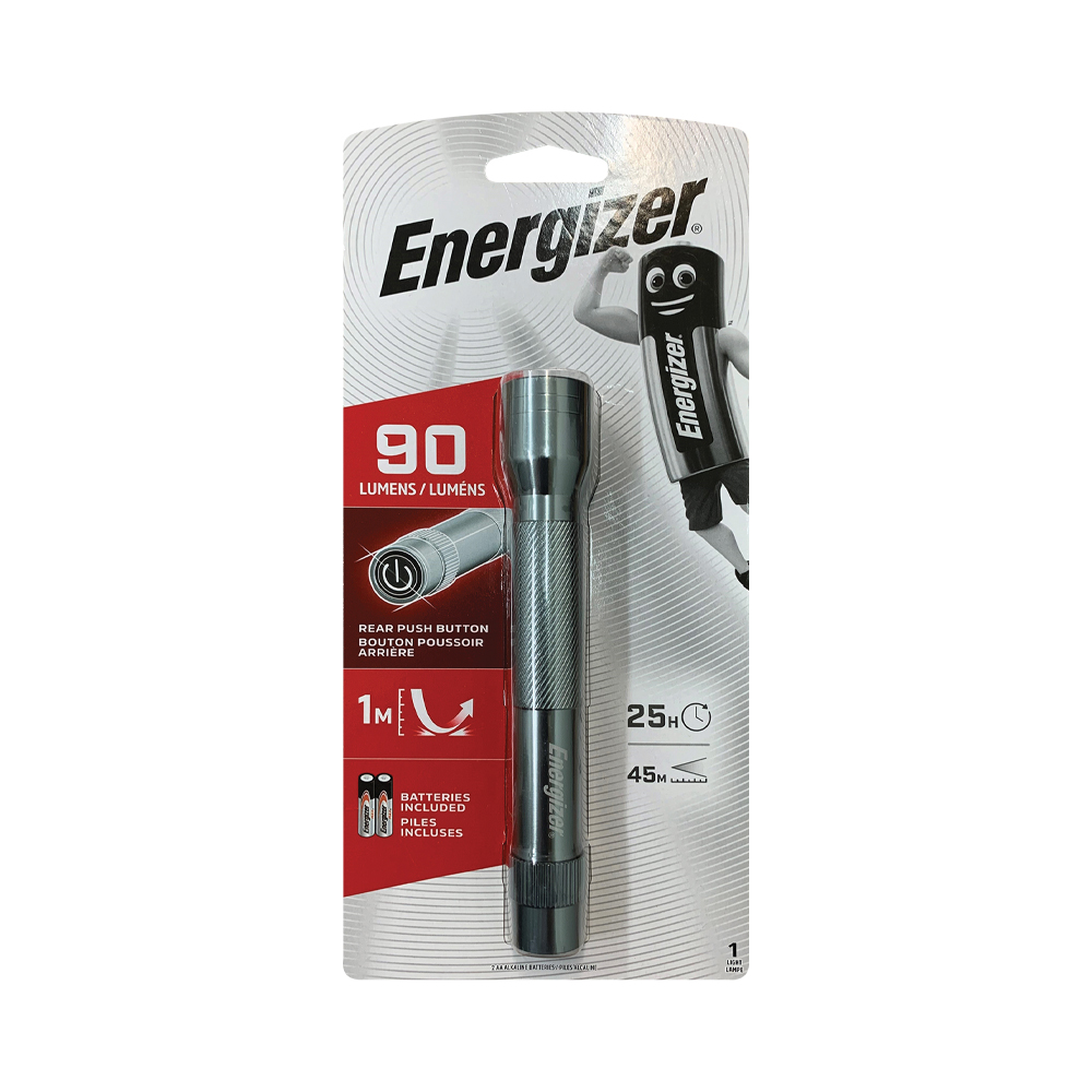 Μεταλλικός Φακός 90 Lumens Metal 2AA - Image 2