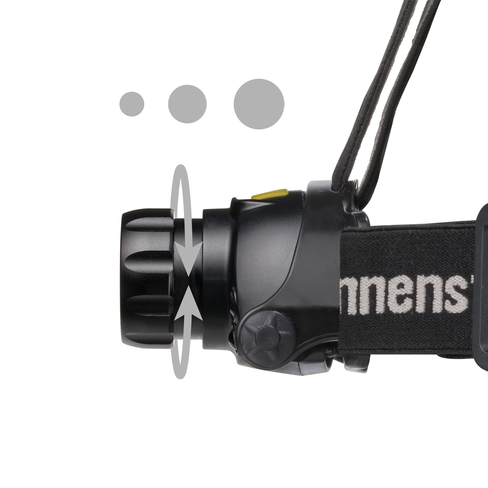 Φακός κεφαλής LED IP44 400LM 1177310010 BRENNENSTUHL μαύρος - Image 3