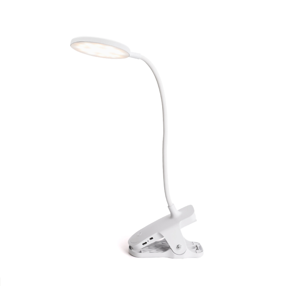 Φωτιστικό Γραφείου LED με κλιπ WD-6651 WEIDASI Λευκό