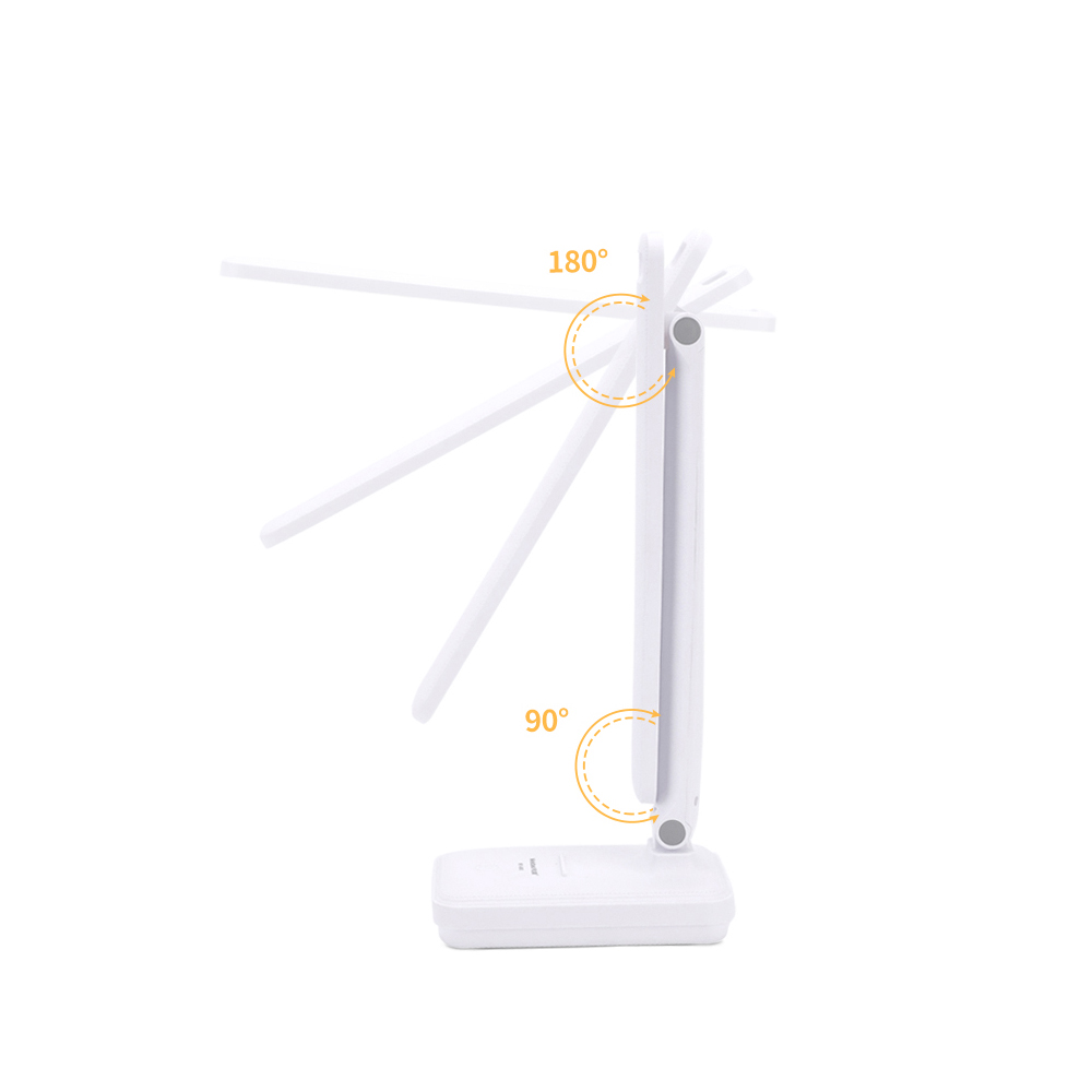 Φωτιστικό Γραφείου αναδιπλούμενο LED WD-6082Q WEIDASI λευκό - Image 2