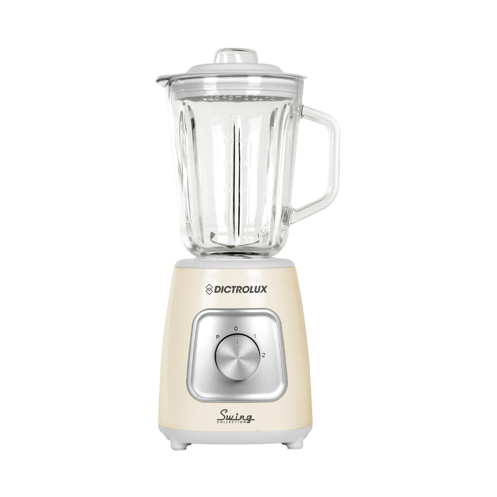 Μπλέντερ 1000W 1,5Lt Γυάλινη Κανάτα 878502 DX-2103 Swing DICTRO LUX Crema