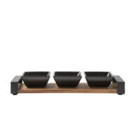 Ορντεβιέρα 3 Θέσεων με Βάση 31x10cm ACACIA 635865 GUSTO CASA