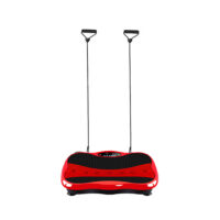 PowerPlate όργανο παθητικής γυμναστικής με ιμάντες μαύρο-κόκκινο
