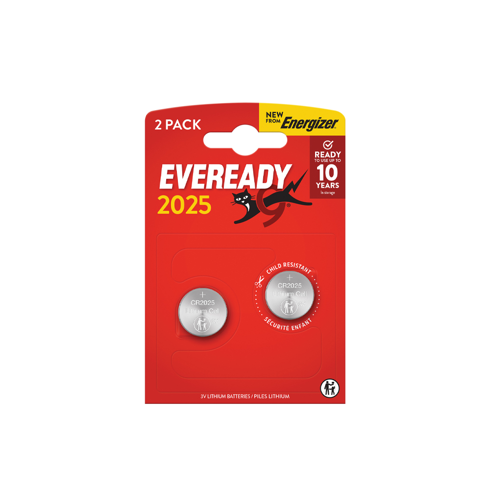 Μπαταρία λιθίου κουμπί CR2025/3V EVEREADY GOLD from ENERGIZER BP2