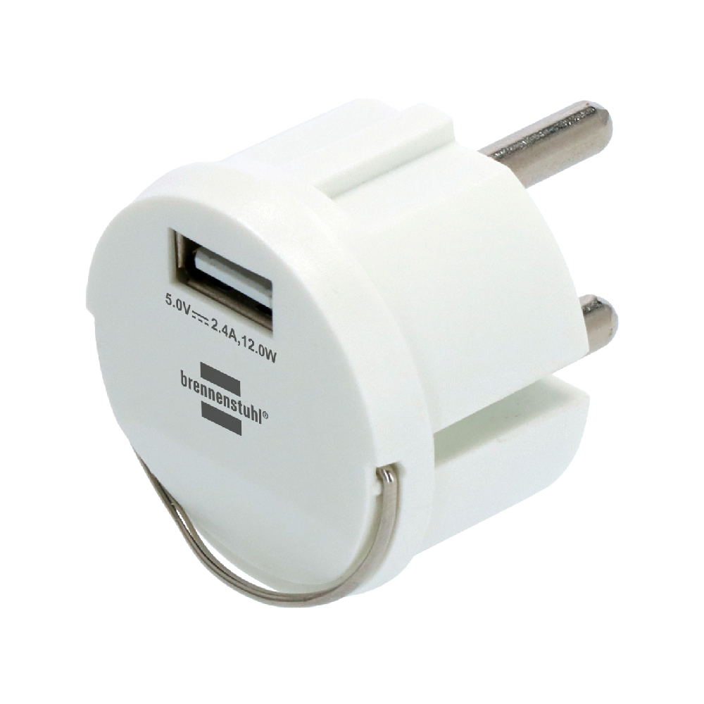 Αντάπτορας μετατροπής USB σε φις πρίζας 1508110 BRENNENSTUHL