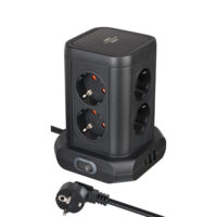Πολύπριζο επιτραπέζιος πύργος 8 θέσεων 2XUSB-A 1XUSB-C και διακόπτη 1153560010 BRENNENSTUHL