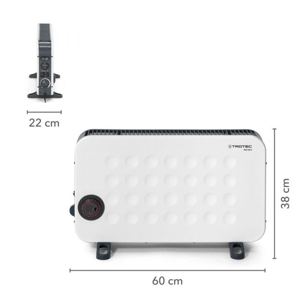 Θερμοπομπός Turbo TCH26E 2000W Λευκός - Image 5