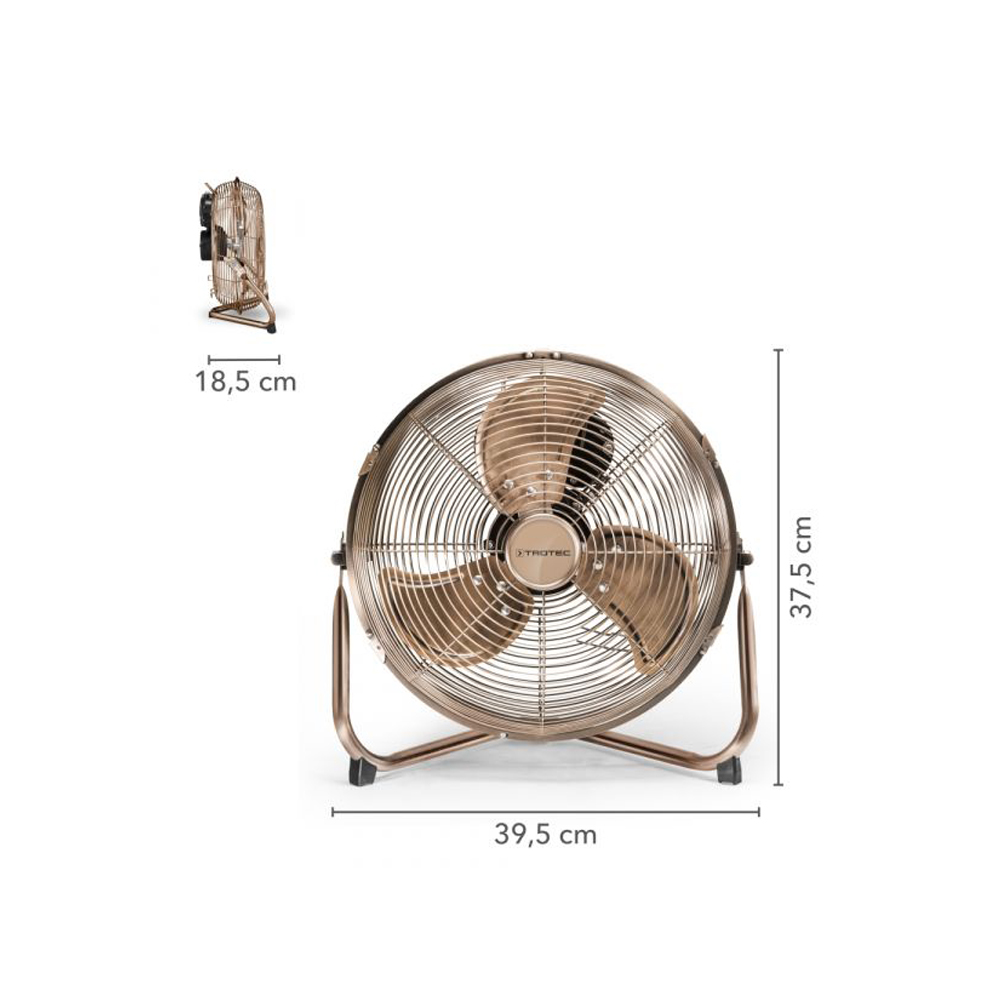 Ανεμιστήρας δαπέδου 37w 30cm TVM11 TROTEC Bronze - Image 3