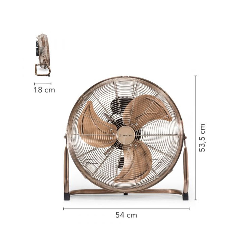 Ανεμιστήρας δαπέδου 100w 45cm TVM17 TROTEC Bronze