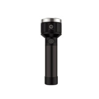 Φακός Επαναφορτιζόμενος Αλουμινίου LED DP-9186 DP Μαύρος