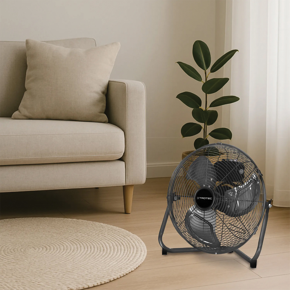 Ανεμιστήρας δαπέδου 59.5W 35cm TVM15 TROTEC Μαύρος - Image 3