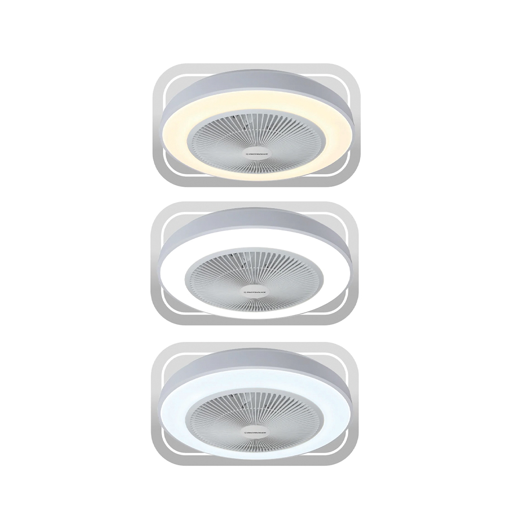 Ανεμιστήρας οροφής με LED φως 48εκ DC μοτέρ 36W 862200 DICTRO LUX Λευκός - Image 3