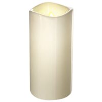 Κερί LED Κορμός Λευκό Θερμό 15x ø7,5cm Homie 57510