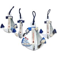Άγκυρα με Θερμόμετρο Κρεμάστρα 12x10cm SummerTiempo 623124