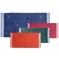 Πετσέτα Θαλάσσης Ζακάρ Μονόχρωμη 75x150cm ~450gr SummerTiempo 62845