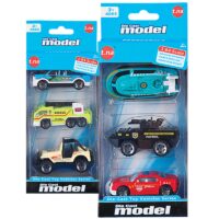 Σετ 3 τεμ Μεταλλικά Οχήματα Free Wheels 21x9cm ToyMarkt 913103