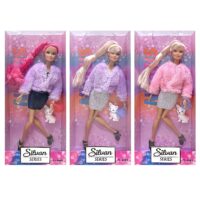 Κούκλα 29cm & Ζωάκι pet 32x14x5cm ToyMarkt 922104