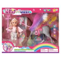 Κούκλα 15cm & Άλογο 30x24x7cm ToyMarkt 98237