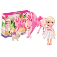 Κούκλα 15cm & Άλογο 14cm 26x20x6cm ToyMarkt 98262