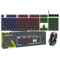 Πληκτρολόγιο & Ποντίκι σετ Ενσύρματα RGB  JustNote 10957