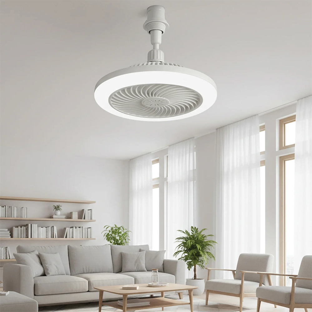 Ανεμιστήρας οροφής με LED φως E27 25εκ 586128 DICTRO LUX Λευκός - Image 5